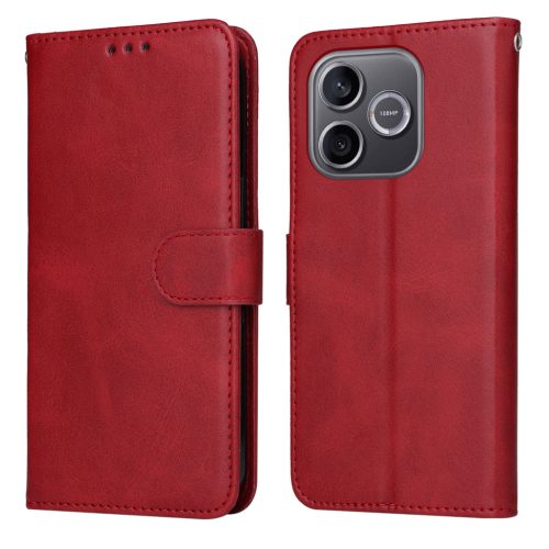 RMPACK Honor 600 Lite 5G Notesz Tok Business Series Kitámasztható Kártyatartóval Piros