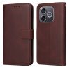 RMPACK Honor 600 Lite 5G Notesz Tok Business Series Kitámasztható Kártyatartóval Barna