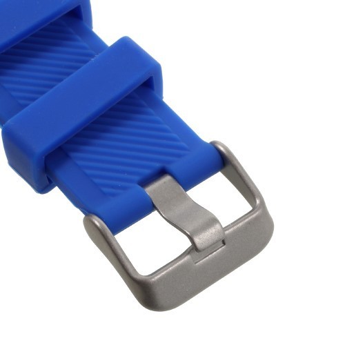 Samsung Gear S3 Classic / Frontier Szilikon Pótszíj - Óraszíj RMPACK Nature Kék