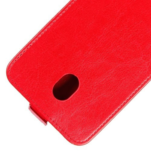 Samsung Galaxy J5 2017 EU Flip Tok Crazy Fényes Mágneses Piros