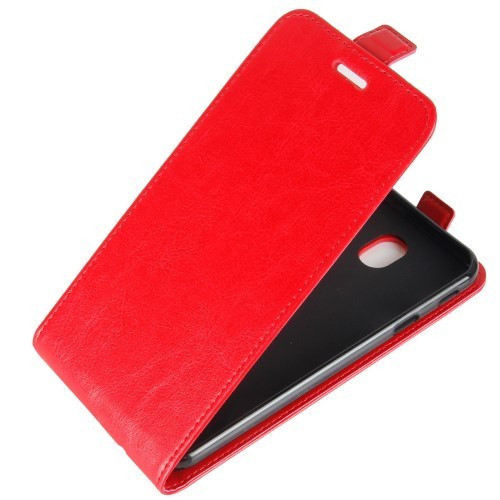 Samsung Galaxy J5 2017 EU Flip Tok Crazy Fényes Mágneses Piros