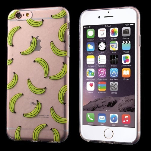 iPhone 6S 6 Szilikon Tok Mintás - RMPACK - Banana Mintázattal