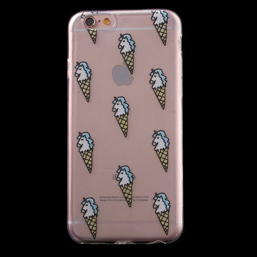 iPhone 6S 6 Szilikon Tok Mintás - RMPACK - Ice Cream Mintázattal