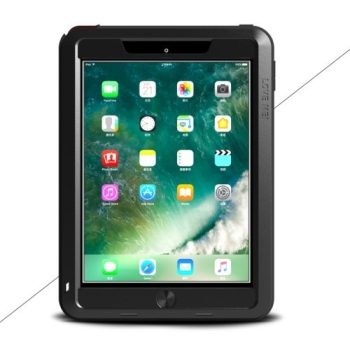 iPad 9.7 (2017) LOVE MEI Tok Ütésálló - Porálló ( Tempered Glass ) Fekete   iPad 9.7 (2017) LOVE MEI Tok Ütésálló - Porálló ( Tempered Glass ) Fekete