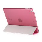 iPad 9.7 (2017) Tri-Fold Tok Kitámasztható Ébresztő/Altató Funkcióval Rózsaszín