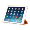 iPad 9.7 (2017) Tri-Fold Tok Kitámasztható Ébresztő/Altató Funkcióval Narancssárga