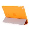 iPad 9.7 (2017) Tri-Fold Tok Kitámasztható Ébresztő/Altató Funkcióval Narancssárga
