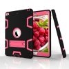 iPad 9.7 (2017) Tok Ütésálló 2in1 Heavy Duty Series RMPACK Kitámasztható Fekete/Pink