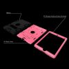 iPad 9.7 (2017) Tok Ütésálló 2in1 Heavy Duty Series RMPACK Kitámasztható Fekete/Pink