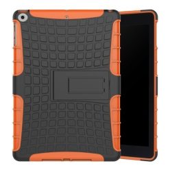   iPad 9.7 (2017) Ütésálló Tok 2in1 Tire Slip Kitámasztható Csúszásgátlókivitel Narancssárga