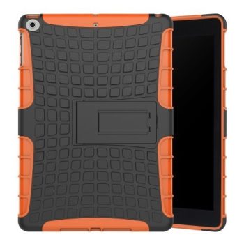iPad 9.7 (2017) Ütésálló Tok 2in1 Tire Slip Kitámasztható Csúszásgátlókivitel Narancssárga   iPad 9.7 (2017) Ütésálló Tok 2in1 Tire Slip Kitámasztható Csúszásgátlókivitel Narancssárga